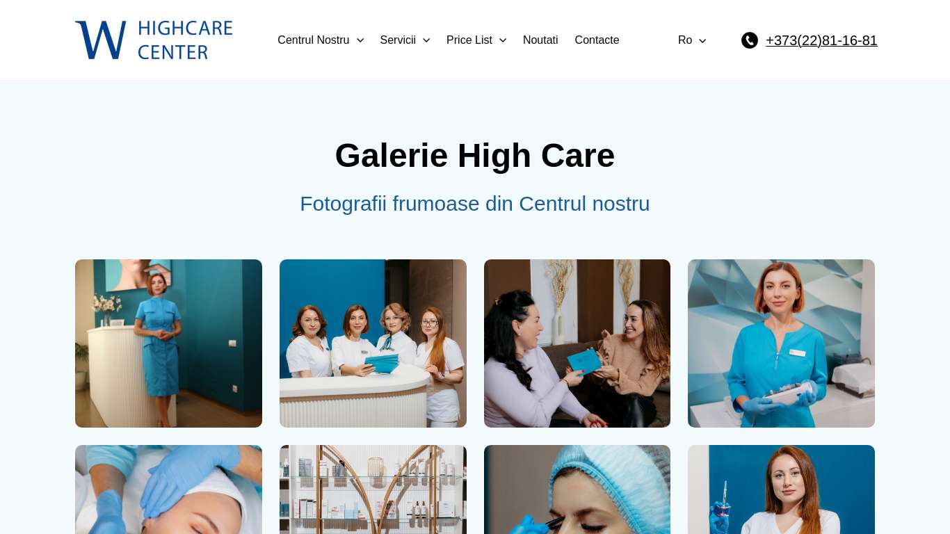 Highcare Fotogalerie High Care Center in Chisinau