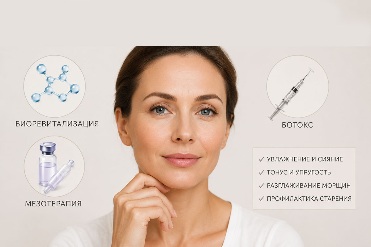 Что лучше после 35: биоревитализация, мезотерапия или ботокс?