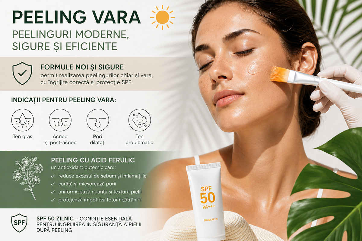 Peeling vara: de ce peelingurile moderne nu mai trebuie amânate până în toamnă