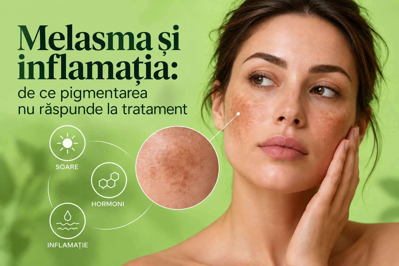 Melasma și inflamația: de ce pigmentarea nu răspunde la tratament